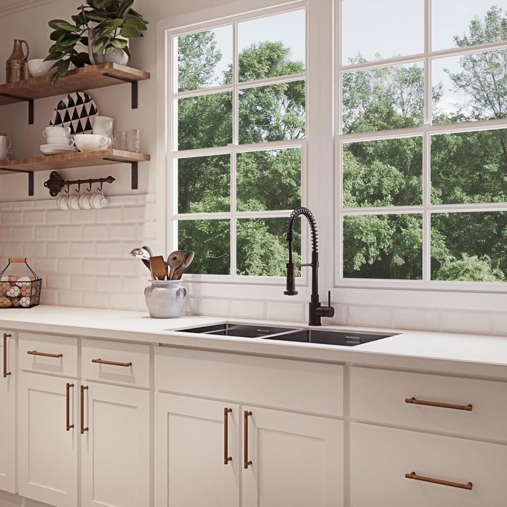 luxor white kitchen cabinetry