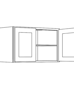 LUXOR WHITE - WALL CABINET L10-3624x15