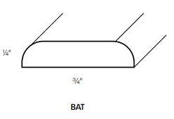 LUXOR WHITE - BATTEN MOLDING L10-BAT
