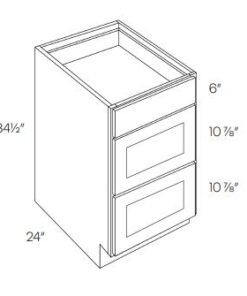 LUXOR MISTY GREY - DRAWER BASE CABINET L03-DB12