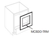 LUXOR ESPRESSO - MICROWAVE BASE TRIM KIT L11-MCB24-TRM