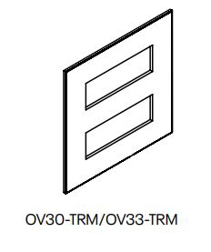 LUXOR ESPRESSO - OVEN CABINET TRIM KIT L11-OV30-TRM