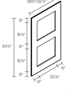 LUXOR ESPRESSO - DOUBLE OVEN CABINET TRIM KIT L11-OVD30-TRM