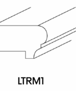LUXOR WHITE - LIGHT RAIL MOLDING L10-LTRM1
