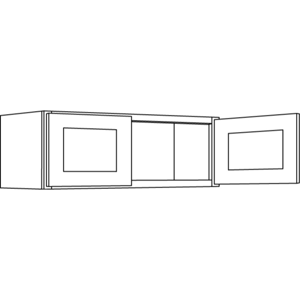 LUXOR SMOKY GREY - WALL CABINET L02-3912