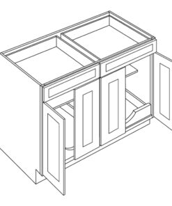 LUXOR HARVEST 5 PIECE DF - BASE CABINET, WITH PULL OUT SHELF L05-B48-POS2-5P