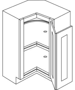 ELEGANT STONE - SQUARE CORNER BASE CABINET, W/ LAZY SUSAN LS36R