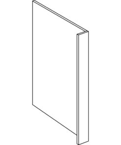 LUXOR SMOKY GREY - DISHWASHER PANEL ASSEMBLED L02-DWR3-A