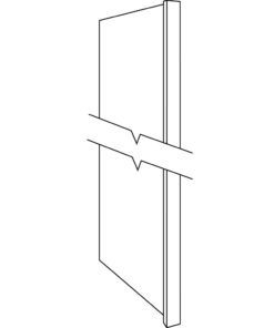 ELEGANT STONE - REFRIGERATOR END PANEL REP390