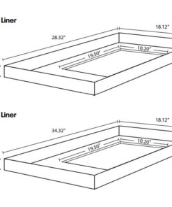 Alternative view of ELEGANT WHITE - BOXED WOOD HOOD WHB30