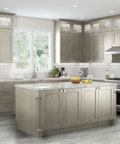 Alternative view of ELEGANT STONE - LIGHT RAIL MOLDING, SHAKER LTRMS